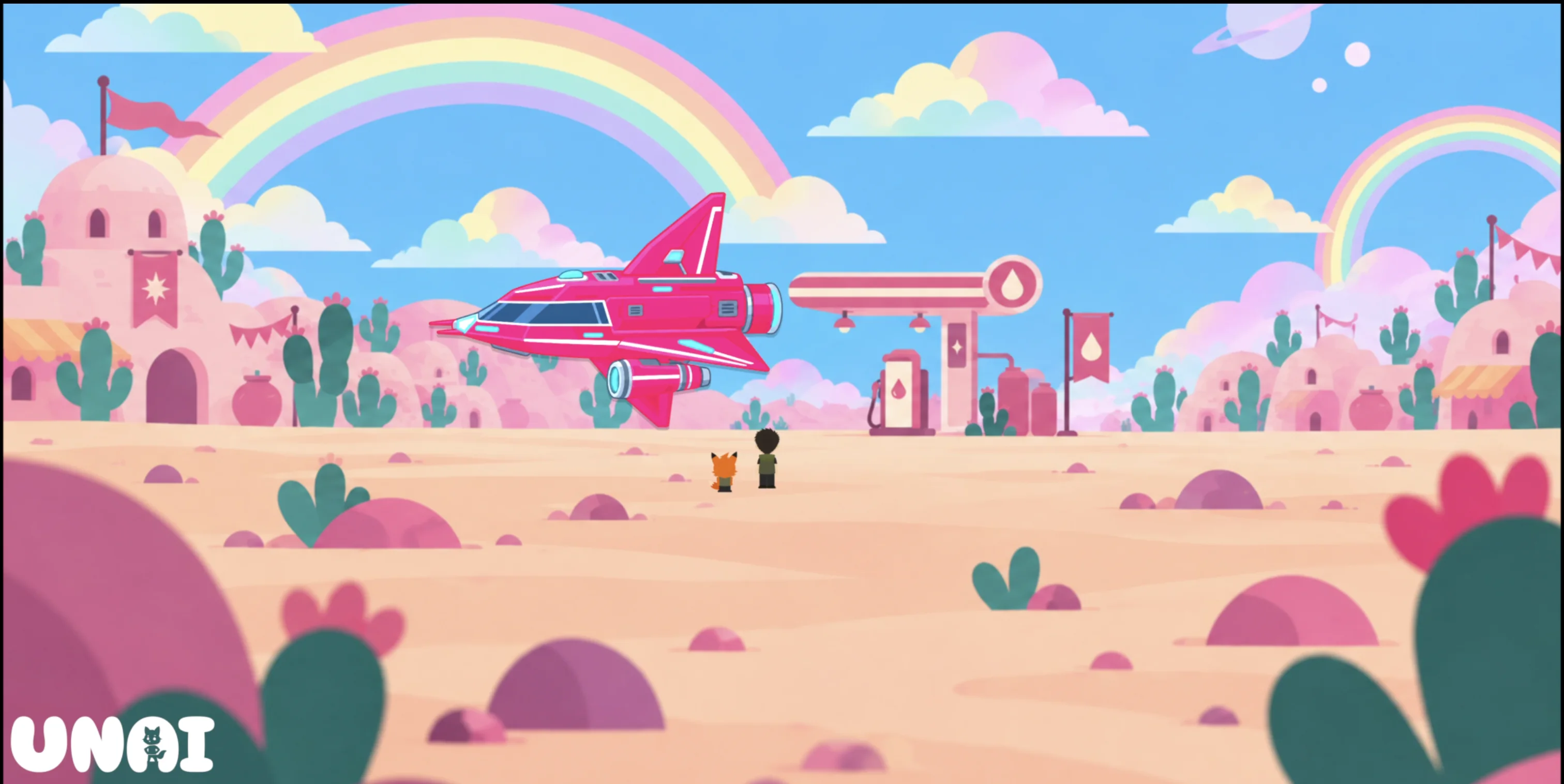 Unai et son capitaine devant le Piranha Rouge dans l’épisode 2